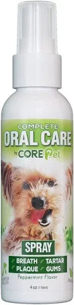 Core Pet Oral Care Dental Spray for Dogs - Peppermint Flavor