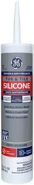 GE Silicone I SE1191 Flexible Kitchen and Bath Sealant