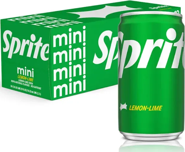 Sprite Lemon-Lime Mini Soda 10 Pack