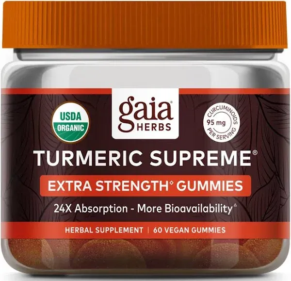 Turmeric Supreme Extra Strength Gummies - Supports Swelling to Help Maintain ...