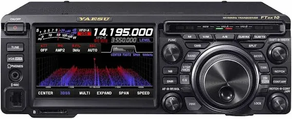 YAESU FTDX10 100W YAESU HF/50MHz All Mode Transceiver CW SSB AM FM Brand New JPN