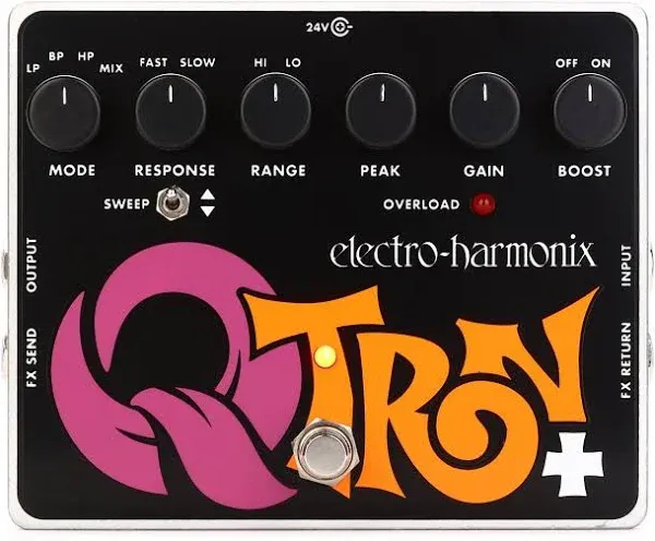 Electro-Harmonix Q-Tron Plus Envelope Filter with Effects Loop | Reverb