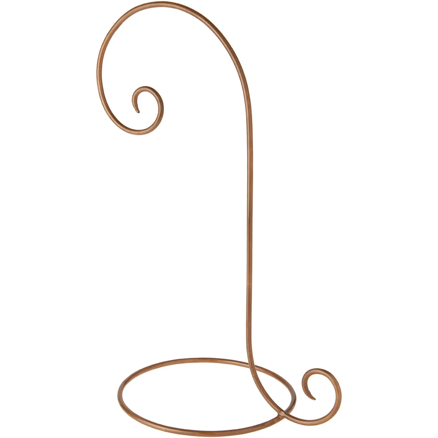 Bard\'s Gold-toned Wrought Iron Ornament Stand, 16" H x 7.5" W x 10" D