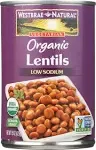 Westbrae Natural Organic Lentil Beans (15 oz)