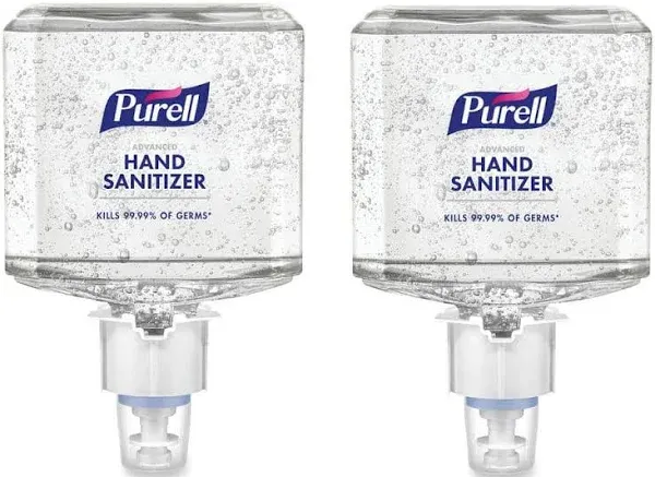 PURELL Advanced Hand Sanitizer Gel, Clean Scent, 1200 mL Refill w Touchless Disp