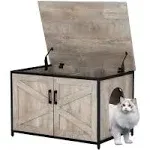 Unipaws Cat Litter Box Enclosure - Top Opening