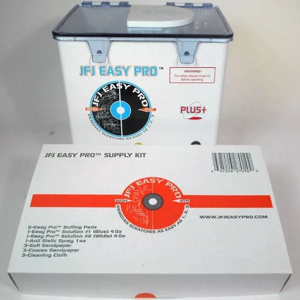 USA ONLY 110 Volt JFJ Easy Pro Plus CD/DVD Repair Machine Supplies- 200 Supplies