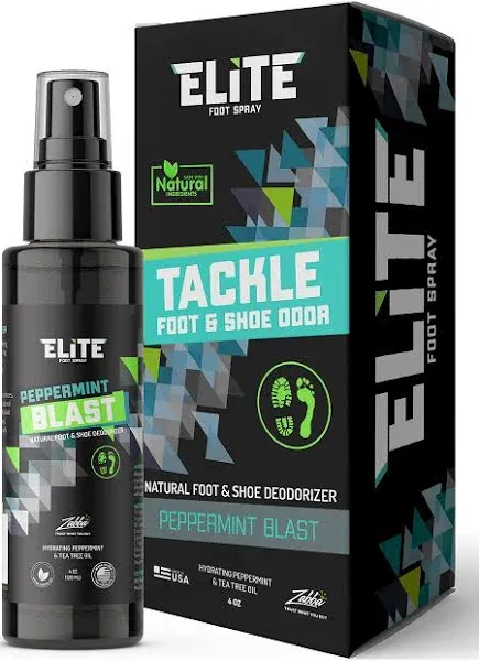 Elite schuhdeo und fußpilz spray, schuh deo und fußspray is 100% natürliche mit Teebaumöl und Pfefferminzduft