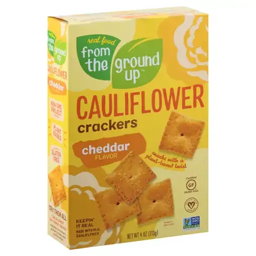 From The Ground Up Cauliflower Crackers Cheddar (113 g)