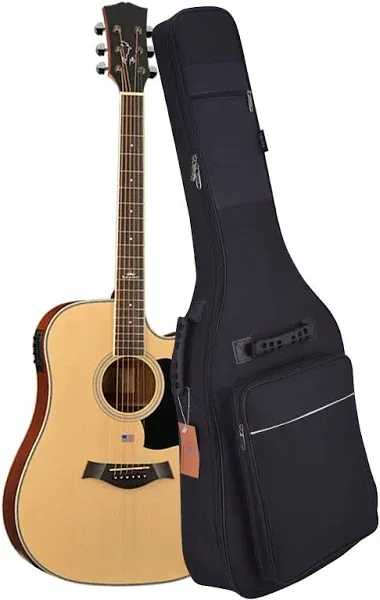 diboer Guitar Bag 39 inch Acoustic Guitar Gig Bag Soft Case 0.35 inch Thick Padding Classical Guitar Backpack Larger Pocket