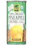 Native Forest Organic Pineapple Chunks 14 Ounce Cans (Pack of 6)