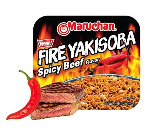 Maruchan Yakisoba, Fire, Spicy Beef - 3.99 oz