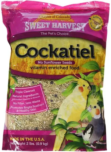 Kaylor Sweet Harvest Cockatiel Without Sunflower Seeds