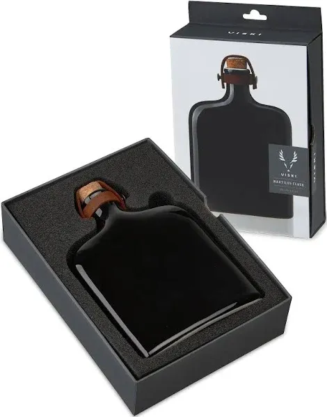 Viski Nautilus Ceramic Flask