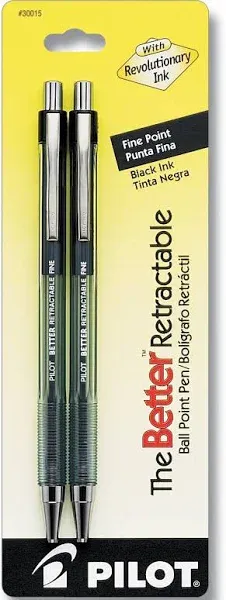 30000 Pilot The Better Retractable Ballpoint Pen, Fine Point, Black, Pack of 1