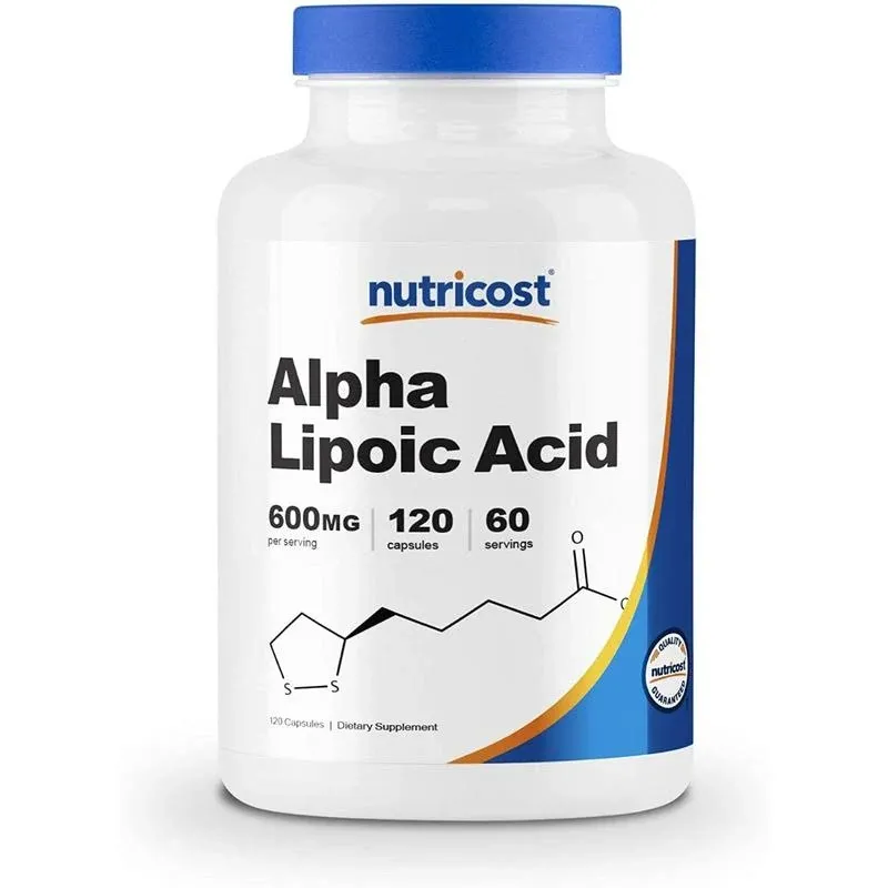 Nutricost Alpha Lipoic Acid 600Mg. 120 Capsulas