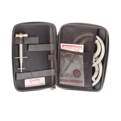 Clamptite Kit Including Case, CLT01 Tool, and 4 Rolls 304 Stainless Steel Wire