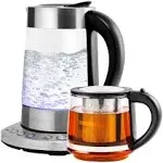 Ovente Glass Electric Kettle Hot Water Boiler 1.7 Liter