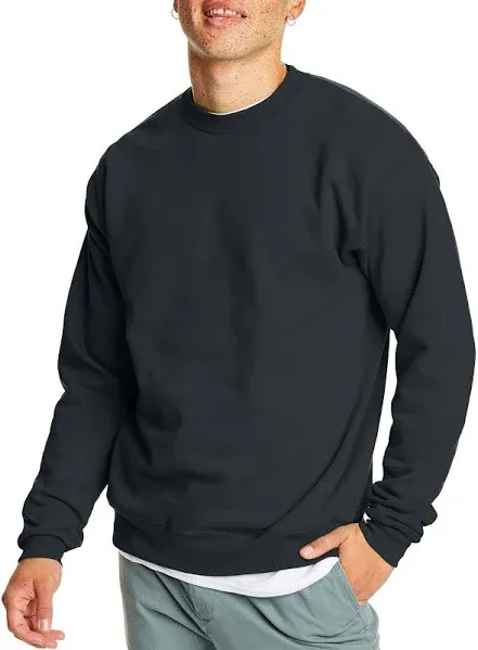 Hanes Men's and Big Men's Ecosmart Fleece Sweatshirt, up to Size 5XL