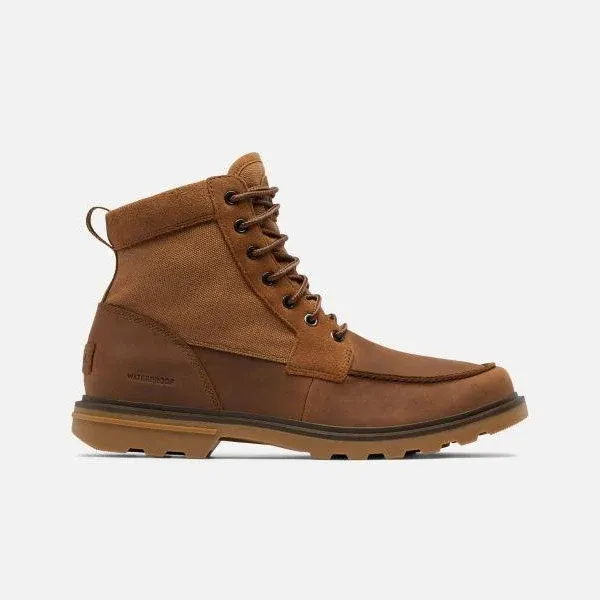 Sorel Men's Carson Moc WP Boot - 10 - Major / Wet Sand