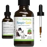 Respir-Gold for Dogs - Vet-Formulated - Easy Breathing, Open Airways, Respira...