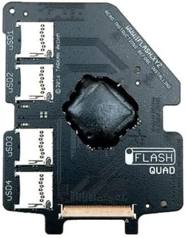 iFlash Quad MicroSD Adapter iPod 5G 6G 7G Video Classic Upto 4x Micro SD Cards