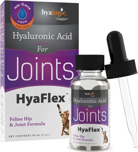 HyaFlex™ for Cats 1 oz supports your cat’s healthy joint and cartilage function.