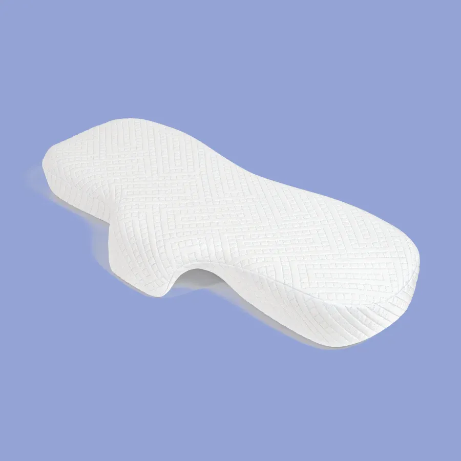 Doctor Trigger DreamArch Doctor-Developed, Cuddle Pillow for Individual or Couple Side Sleepers. Ergonomic Pillow with Arm Hole. Pressure Relief Side Sleeping