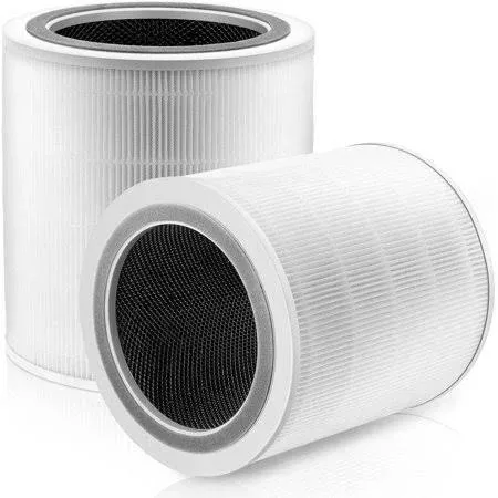 Homeland Goods Core 400S Filter Replacement for LEVOIT Core 400S and Core 400s-rf Smart WiFi Air Purifier,3-in-1 True H13 HEPA Activated Carbon Pre-Filter,White