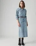 Levi's Women's Premium Western Denim Midi Dress