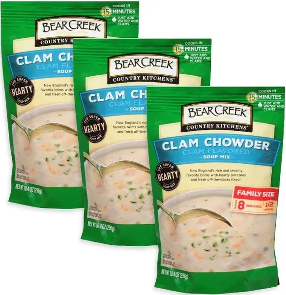 Bear Creek Clam Chowder Soup Mix