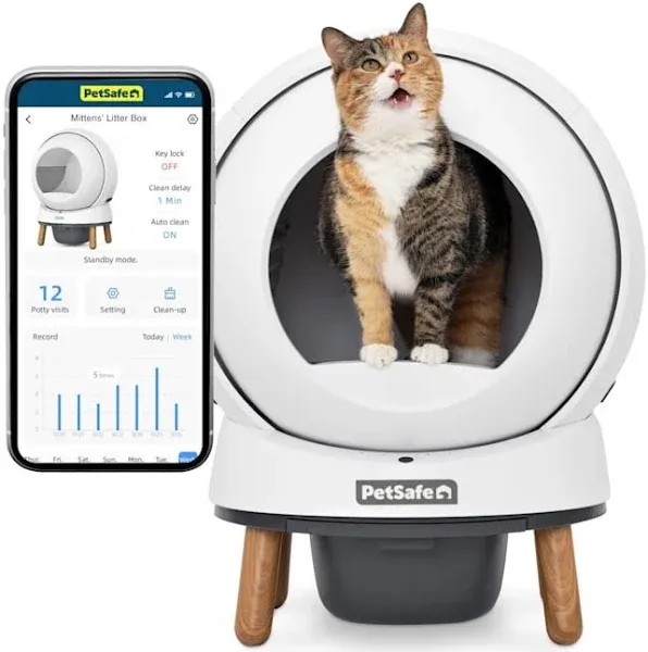 PetSafe ScoopFree SmartSpin Self-Cleaning Cat Litter Box