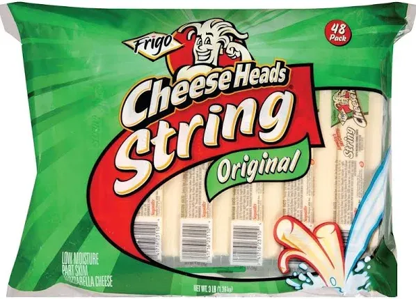 Frigo Cheese Heads Original String Cheese 48 oz