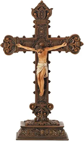 14.5"H Standing Crucifix