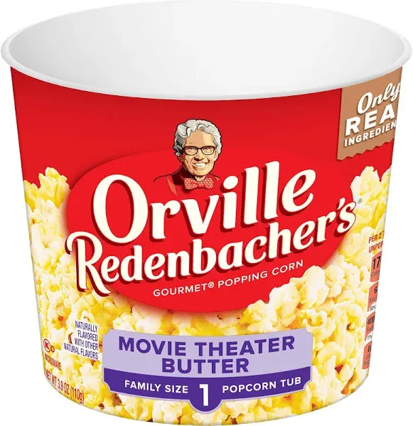 Orville Redenbacher's Butter Popcorn, 3.29 Ounce Classic Bag, Pack of 36