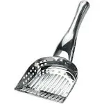 RSVP International Endurance Collection Stainless Steel Kitty Litter Scoop, 4.75x2.5x11.25