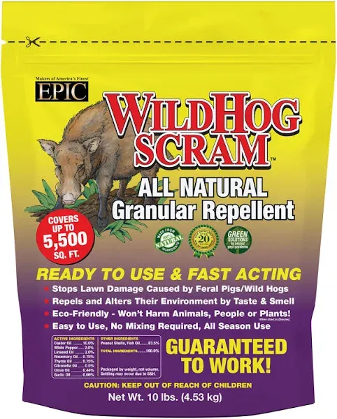 Wild Hog Scram 10 lb. Granular Wild Hog Repellent