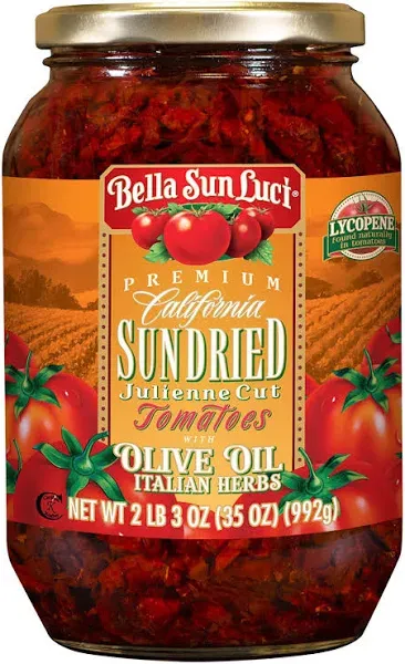 Bella Sun Luci Sun Dried Tomato Julienne in Olive Oil, 64 Ounce -- 6 per case.