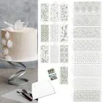 18 Pcs Cake Stencils Set