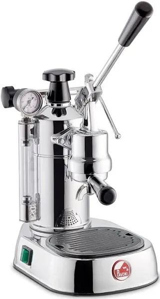 La Pavoni Professional Lusso Lever Machine - Stainless Steel & Black