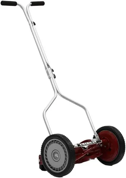 American Lawn Mower Company Reel 14 In 5 Blade Walk Behind Manual Push Outdoor Lawn Mower