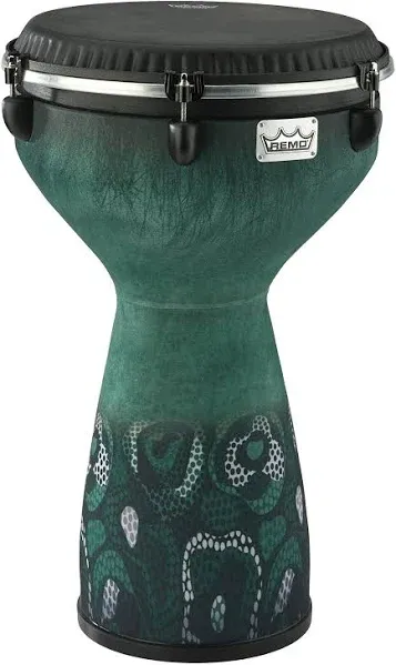 Remo Flareout Djembe Drum, Everglade Green, 13" Regular 13 in. Everglade Green | Reverb