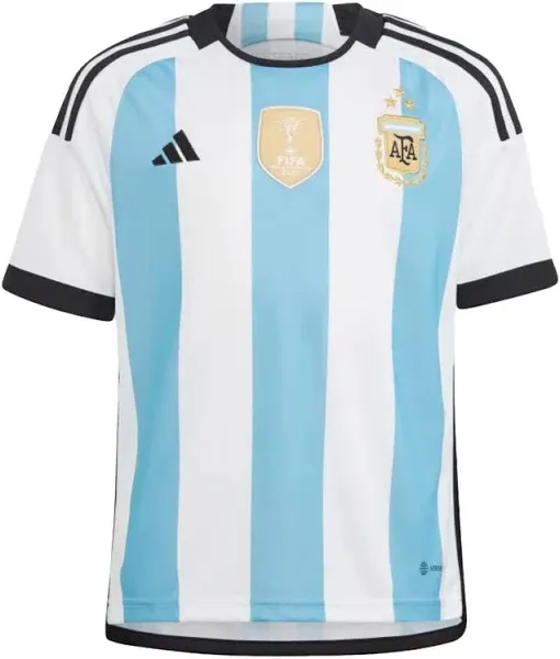 adidas boys Adidas Youth Soccer Argentina 2022 3-star Home Jersey