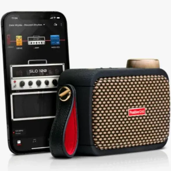 Positive Grid Spark Go Ultra-Portable Smart Guitar Amp and Bluetooth Speaker