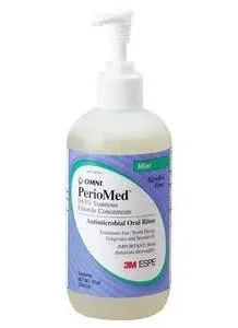 3M ESPE PerioMed 0.63% Stannous Fluoride Antimicrobial Rinse Mouthwash Mint