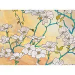 Brewster PF0708 Dogwood Sidelight Premium Film, Orange 11.5x78 Inch, White, 6.24 Sq Ft (Pack of 1)