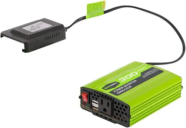 Greenworks 40V 300W Cordless Power Inverter IV40A00 Tested &amp; Works!