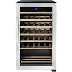 Cascina Series 33 Bottle Single Zone Stainless Steel Wine Refrigerator