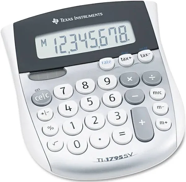 Texas Instruments - TI-1795SV Minidesk Calculator