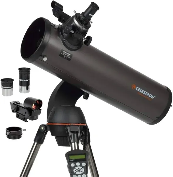 - NexStar 130SLT Computerized Telescope - Compact and Portable - Newtonian Re...